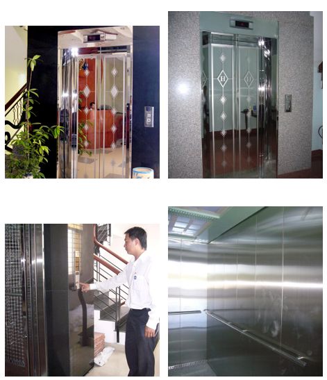 lắp đặt thang máy chở khách hàng